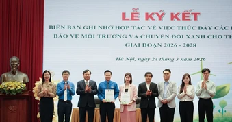 Quỹ Vì tương lai xanh cùng Đoàn Thanh niên Bộ Nông nghiệp & Môi trường chung tay thúc đẩy sáng kiến xanh