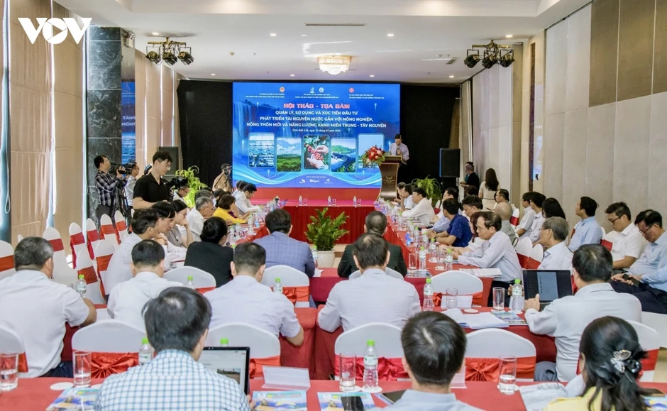 Quản lý tài nguyên nước khu vực miền Trung – Tây Nguyên hướng tới phát triển xanh Quản lý tài nguyên nước khu vực miền Trung – Tây Nguyên hướng tới phát triển xanh