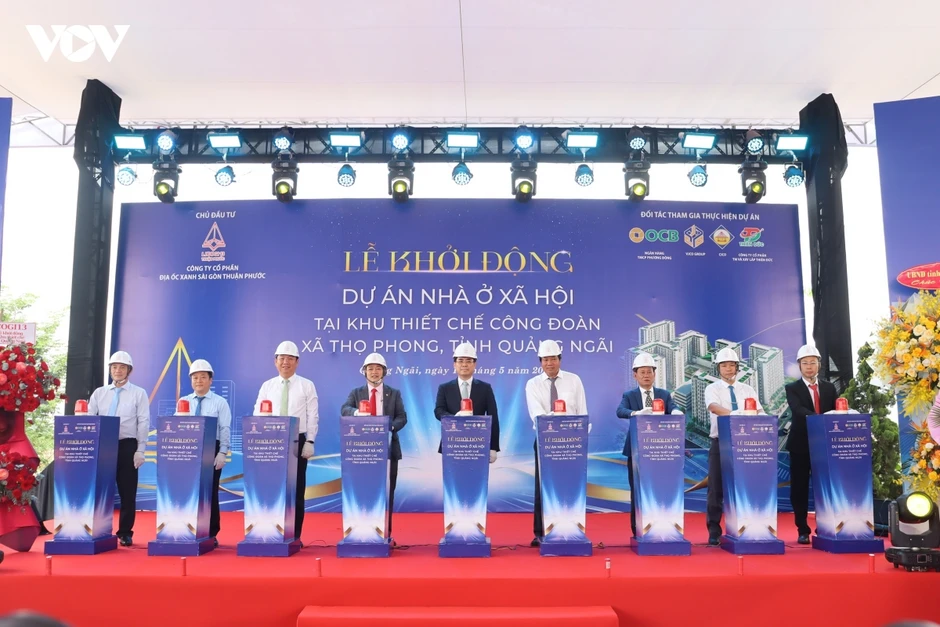 Quảng Ngãi khởi động dự án nhà ở xã hội 1.200 căn hộ cho công nhân, người lao động Quảng Ngãi khởi động dự án nhà ở xã hội 1.200 căn hộ cho công nhân, người lao động