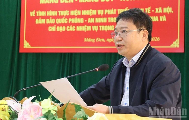 Quảng Ngãi: Phát triển các xã khu vực Măng Đen thành vùng du lịch sinh thái và nông nghiệp xứ lạnh Quảng Ngãi: Phát triển các xã khu vực Măng Đen thành vùng du lịch sinh thái và nông nghiệp xứ lạnh