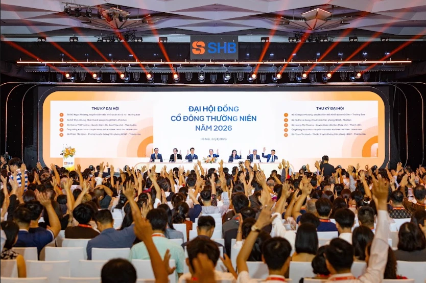 Quý I/2026, ngân hàng SHB báo lãi trước thuế 4.656 tỷ đồng Quý I/2026, ngân hàng SHB báo lãi trước thuế 4.656 tỷ đồng