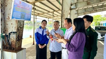 Ra mắt công trình Thanh niên “Bảng mã QR phổ biến, tuyên truyền các quy định về phòng, chống IUU”