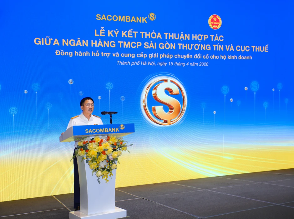 Sacombank hợp tác với Cục thuế triển khai giải pháp hỗ trợ hàng triệu hộ kinh doanh trên toàn quốc Sacombank hợp tác với Cục thuế triển khai giải pháp hỗ trợ hàng triệu hộ kinh doanh trên toàn quốc
