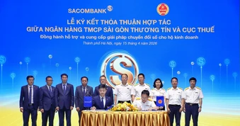 Sacombank hợp tác với Cục thuế triển khai giải pháp hỗ trợ hàng triệu hộ kinh doanh trên toàn quốc