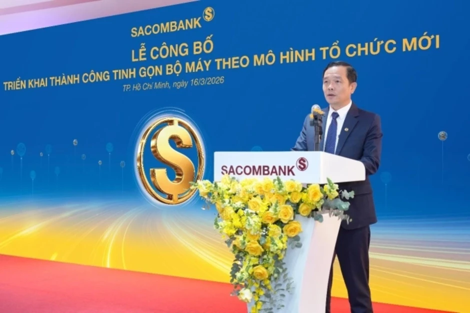 Sacombank tái cấu trúc, vận hành theo mô hình mới Sacombank tái cấu trúc, vận hành theo mô hình mới