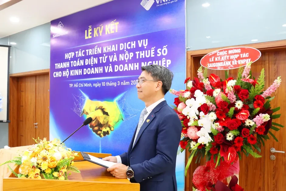 SAIGONBANK và VNPAY ra mắt dịch vụ thanh toán điện tử và nộp thuế số cho hộ kinh doanh và doanh nghiệp