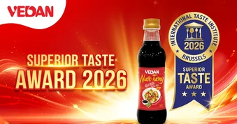 Sản phẩm nước tương Vedan Việt Nam đạt chứng nhận ‘Vị ngon thượng hạng 2026’