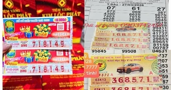 Sáng 28-3, nhiều người ở TPHCM, Lâm Đồng, An Giang trúng thưởng xổ số miền Nam