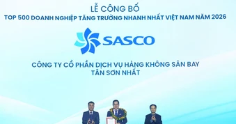 SASCO khát vọng tiên phong và dấu ấn Top 5 Doanh nghiệp tăng trưởng nhanh nhất Việt Nam 2026
