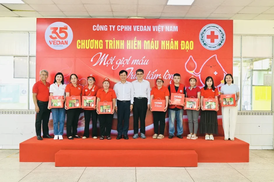 Sáu năm lan tỏa văn hóa sẻ chia từ chương trình hiến máu nhân đạo tại Vedan Việt Nam Sáu năm lan tỏa văn hóa sẻ chia từ chương trình hiến máu nhân đạo tại Vedan Việt Nam