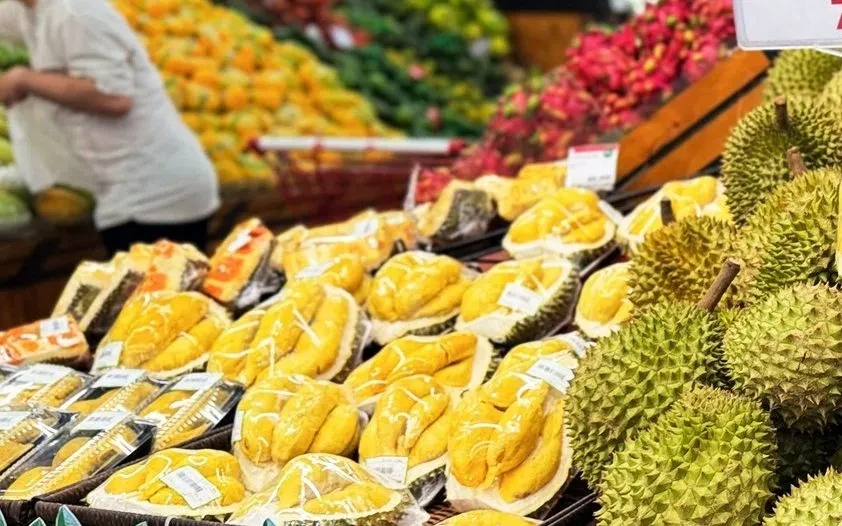 Sầu riêng tăng giá, xuất khẩu rau quả vượt 1 tỷ USD/tháng