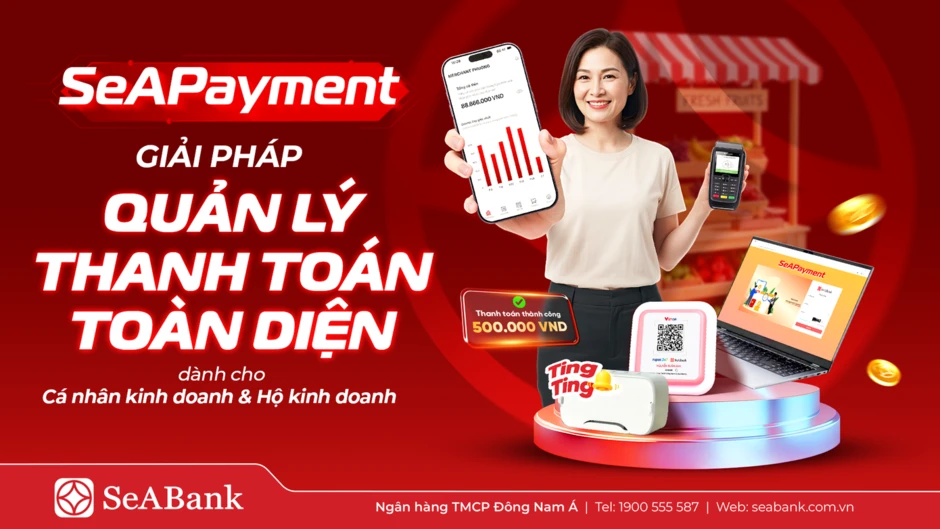 SeABank ra mắt SeAPayment - Nền tảng quản lý thanh toán giúp chủ shop kiểm soát dòng tiền theo thời gian thực SeABank ra mắt SeAPayment - Nền tảng quản lý thanh toán giúp chủ shop kiểm soát dòng tiền theo thời gian thực