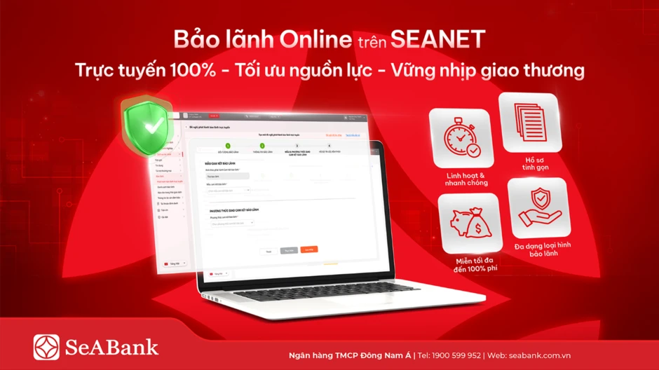 SeABank ra mắt tính năng Bảo lãnh Online, miễn đến 100% phí cho khách hàng doanh nghiệp SeABank ra mắt tính năng Bảo lãnh Online, miễn đến 100% phí cho khách hàng doanh nghiệp
