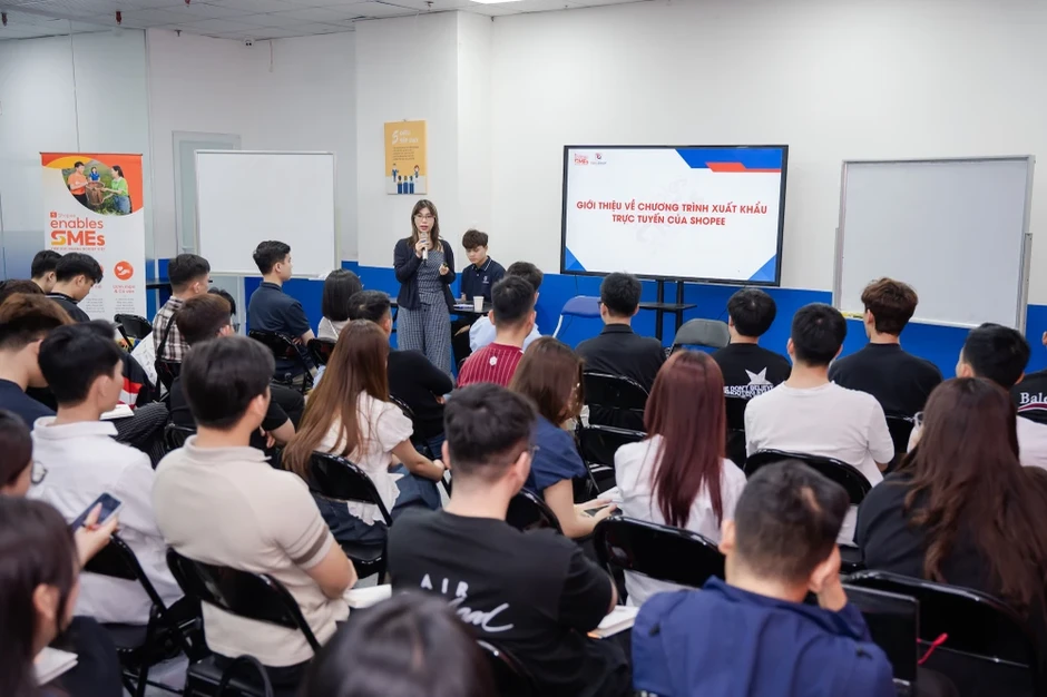 Shopee tiếp sức giúp doanh thu doanh nghiệp Việt tăng trưởng 63% chỉ sau 1 tháng được đào tạo TMĐT Shopee tiếp sức giúp doanh thu doanh nghiệp Việt tăng trưởng 63% chỉ sau 1 tháng được đào tạo TMĐT