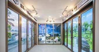 Showroom An Lập Phát tạo không gian trải nghiệm giải pháp cửa nhôm
