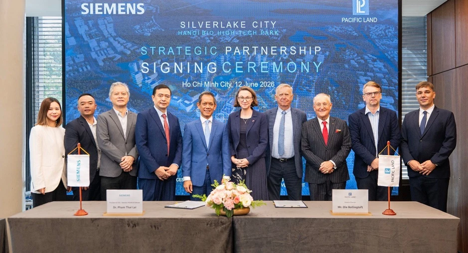 Siemens và Pacific Land hợp tác phát triển Silverlake thành khu Công nghiệp đổi mới sáng tạo Siemens và Pacific Land hợp tác phát triển Silverlake thành khu Công nghiệp đổi mới sáng tạo