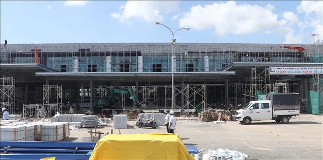 Siết tiến độ, tăng tốc về đích dự án Cảng hàng không Cà Mau Siết tiến độ, tăng tốc về đích dự án Cảng hàng không Cà Mau