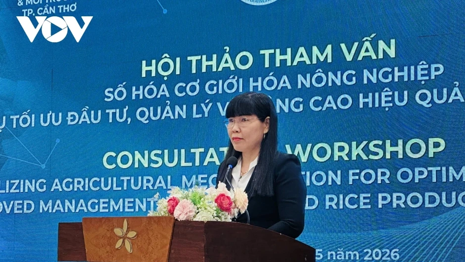 Số hóa cơ giới hóa nông nghiệp, nâng cao hiệu quả sản xuất lúa gạo vùng ĐBSCL