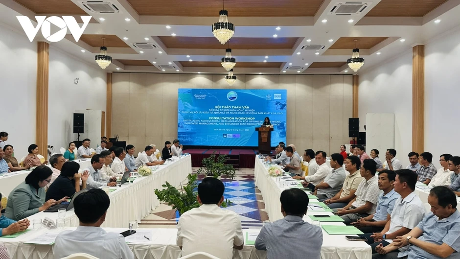 Số hóa cơ giới hóa nông nghiệp, nâng cao hiệu quả sản xuất lúa gạo vùng ĐBSCL