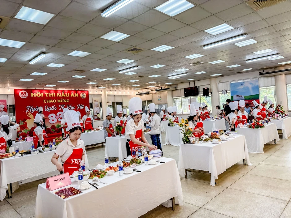 Sôi nổi các hoạt động gắn kết, chào mừng ngày 8/3 tại Vedan Việt Nam Sôi nổi các hoạt động gắn kết, chào mừng ngày 8/3 tại Vedan Việt Nam