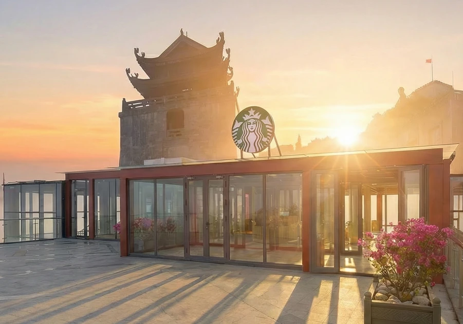 Starbucks Vietnam khai trương cửa hàng Starbucks Fansipan - Cửa hàng Starbucks cao nhất tại khu vực Châu Á Starbucks Vietnam khai trương cửa hàng Starbucks Fansipan - Cửa hàng Starbucks cao nhất tại khu vực Châu Á