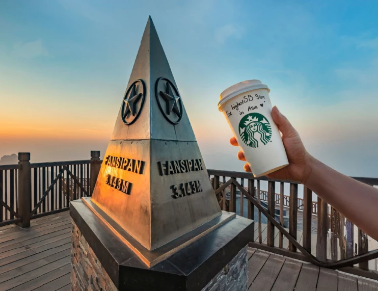 Starbucks Vietnam khai trương cửa hàng Starbucks Fansipan - Cửa hàng Starbucks cao nhất tại khu vực Châu Á Starbucks Vietnam khai trương cửa hàng Starbucks Fansipan - Cửa hàng Starbucks cao nhất tại khu vực Châu Á