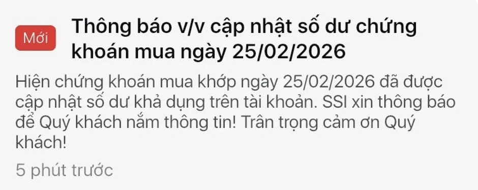 Sự cố thanh toán T+2 khắc phục xong, cổ phiếu đã về tài khoản Sự cố thanh toán T+2 khắc phục xong, cổ phiếu đã về tài khoản