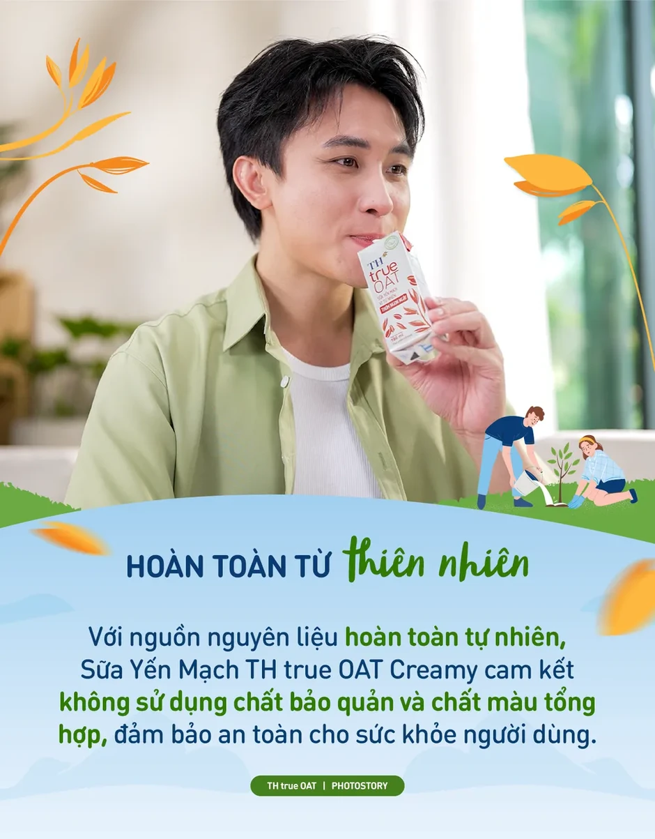 Sữa Yến Mạch TH true OAT Creamy: Chinh phục "gu" người trẻ bằng vị thơm ngon ngậy Sữa Yến Mạch TH true OAT Creamy: Chinh phục "gu" người trẻ bằng vị thơm ngon ngậy