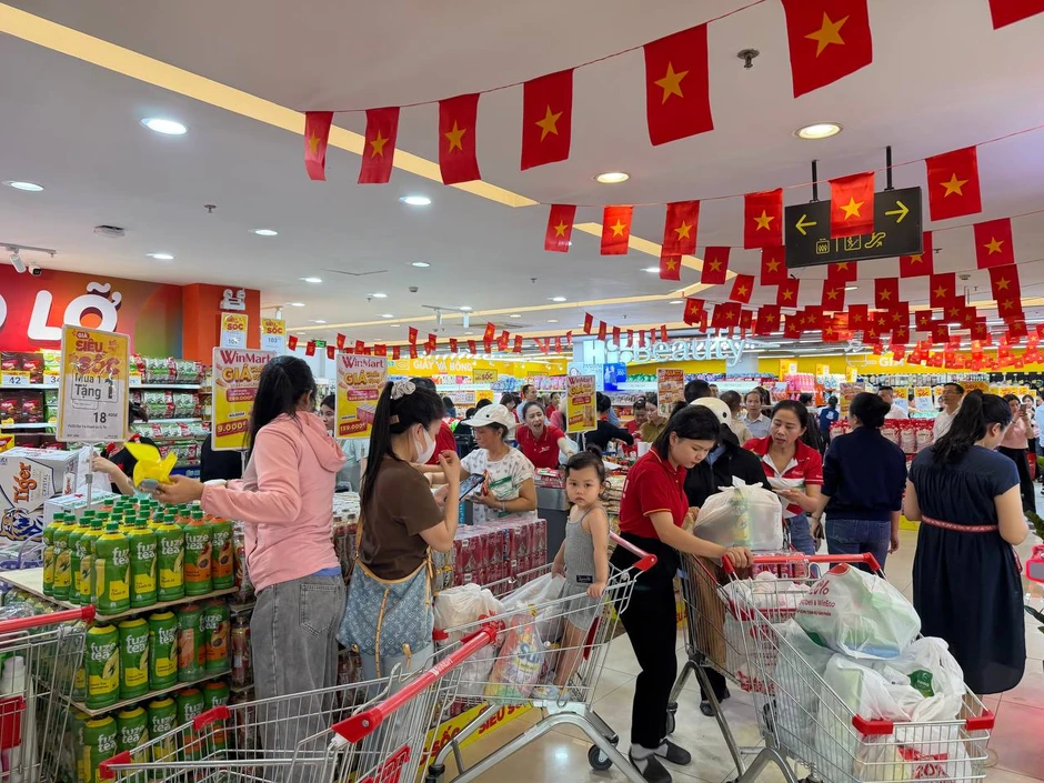 Sức mua tại các siêu thị tăng mạnh trong dịp nghỉ lễ 30/4 - 1/5 Sức mua tại các siêu thị tăng mạnh trong dịp nghỉ lễ 30/4 - 1/5