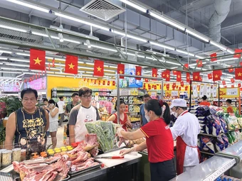 Sức mua tại các siêu thị tăng mạnh trong dịp nghỉ lễ 30/4 - 1/5