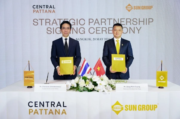 Sun Group và Central Pattana hợp tác phát triển trung tâm thương mại cao cấp tại Đà Nẵng, TP Hồ Chí Minh, Phú Quốc