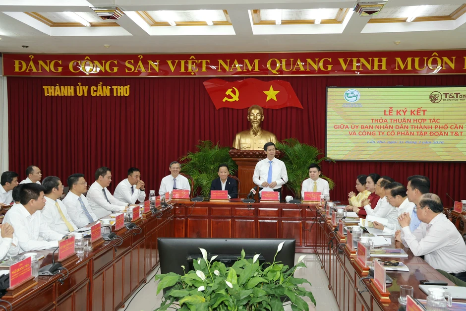 T&T Group và TP Cần Thơ ký kết hợp tác, nghiên cứu triển khai nhiều dự án lớn