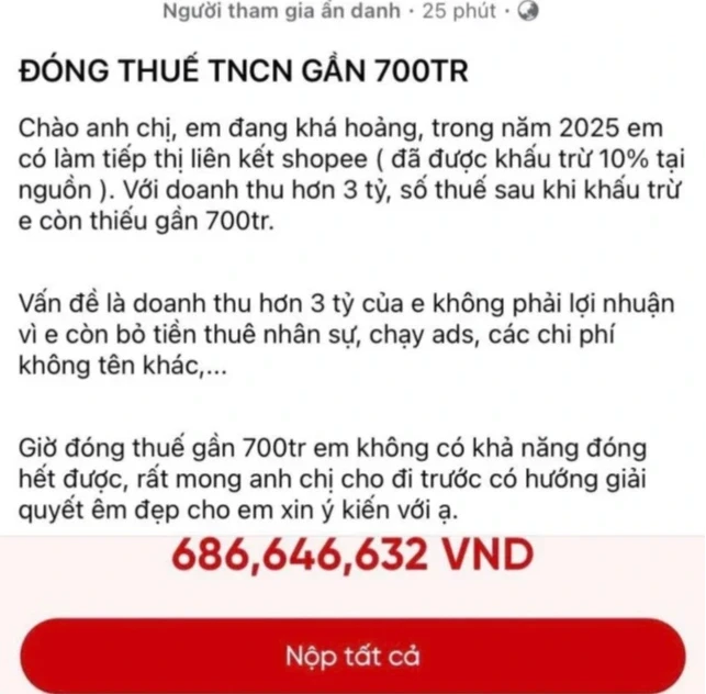 Tá hỏa vì phải nộp thêm thuế 'khủng' khi làm tiếp thị liên kết Tá hỏa vì phải nộp thêm thuế 'khủng' khi làm tiếp thị liên kết