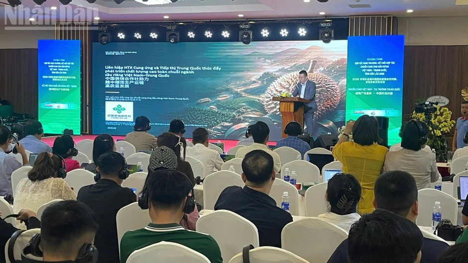 Tăng cường hợp tác nâng cao chuỗi cung ứng và giá trị ngành hàng sầu riêng xuyên biên giới Việt Nam-Trung Quốc Tăng cường hợp tác nâng cao chuỗi cung ứng và giá trị ngành hàng sầu riêng xuyên biên giới Việt Nam-Trung Quốc