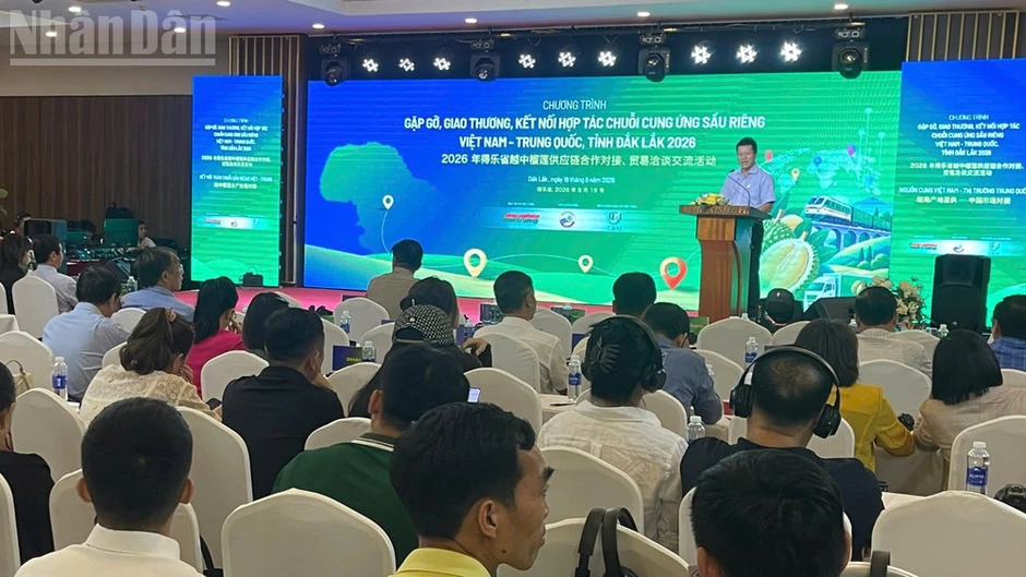 Tăng cường hợp tác nâng cao chuỗi cung ứng và giá trị ngành hàng sầu riêng xuyên biên giới Việt Nam-Trung Quốc Tăng cường hợp tác nâng cao chuỗi cung ứng và giá trị ngành hàng sầu riêng xuyên biên giới Việt Nam-Trung Quốc