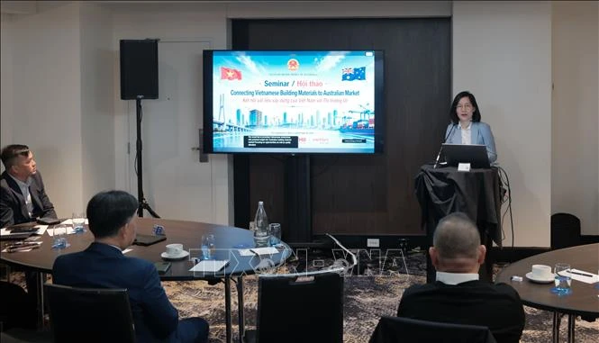 Tăng kết nối, nâng vị thế vật liệu xây dựng Việt Nam tại Australia Tăng kết nối, nâng vị thế vật liệu xây dựng Việt Nam tại Australia
