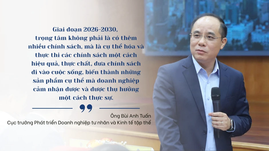 Tạo không gian đủ rộng, an toàn cho doanh nghiệp tư nhân tự lớn