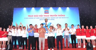 Tập đoàn DIC tổ chức tổng kết, trao giải hoạt động thể thao – văn nghệ kỷ niệm 36 năm thành lập