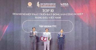 Tập đoàn TTC được vinh danh Top 10 Doanh nghiệp phát triển Bất động sản Công nghiệp hàng đầu Việt Nam