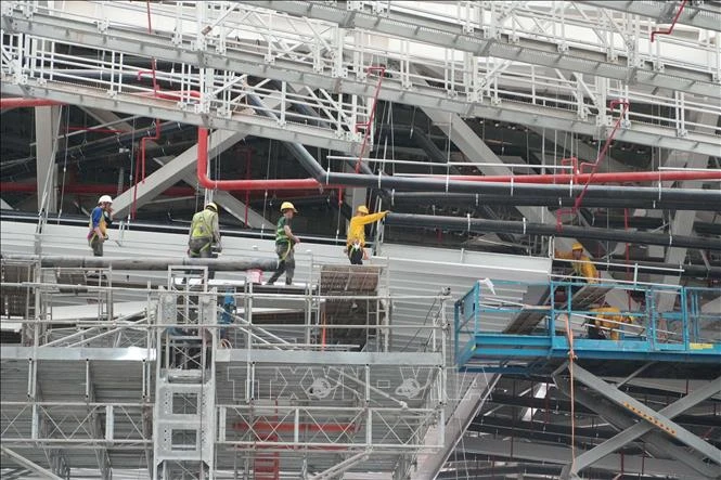 Tập trung nhân lực hoàn thiện nhà ga hành khách sân bay Long Thành Tập trung nhân lực hoàn thiện nhà ga hành khách sân bay Long Thành