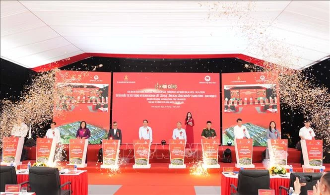 Thái Nguyên khởi công đồng loạt 10 dự án chào mừng Ngày Giải phóng miền Nam Thái Nguyên khởi công đồng loạt 10 dự án chào mừng Ngày Giải phóng miền Nam