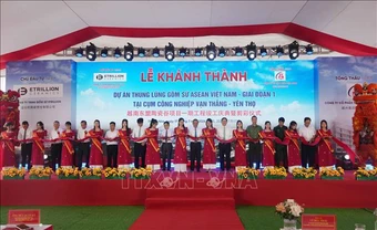 Thanh Hóa: Khánh thành giai đoạn I dự án gốm sứ 200 triệu USD