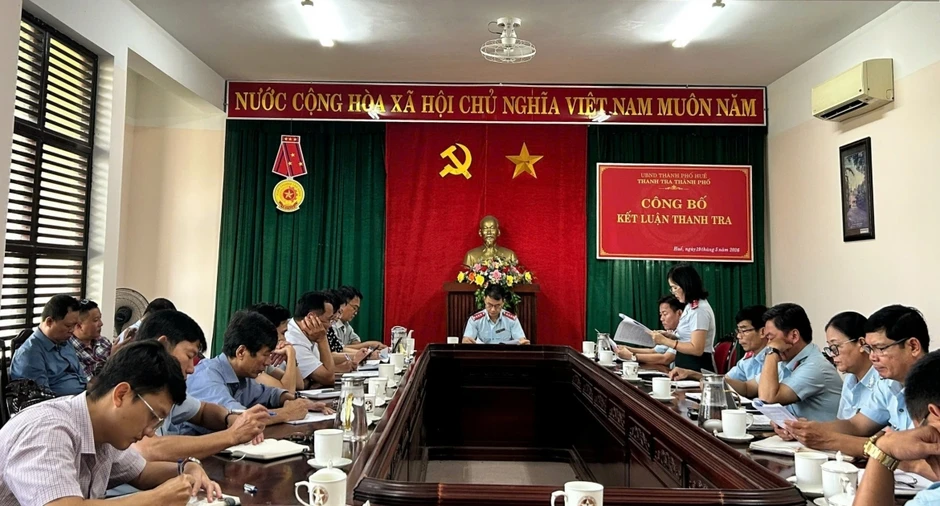 Thanh tra phát hiện nhiều sai phạm tại dự án Nhà khách Thành ủy Huế Thanh tra phát hiện nhiều sai phạm tại dự án Nhà khách Thành ủy Huế