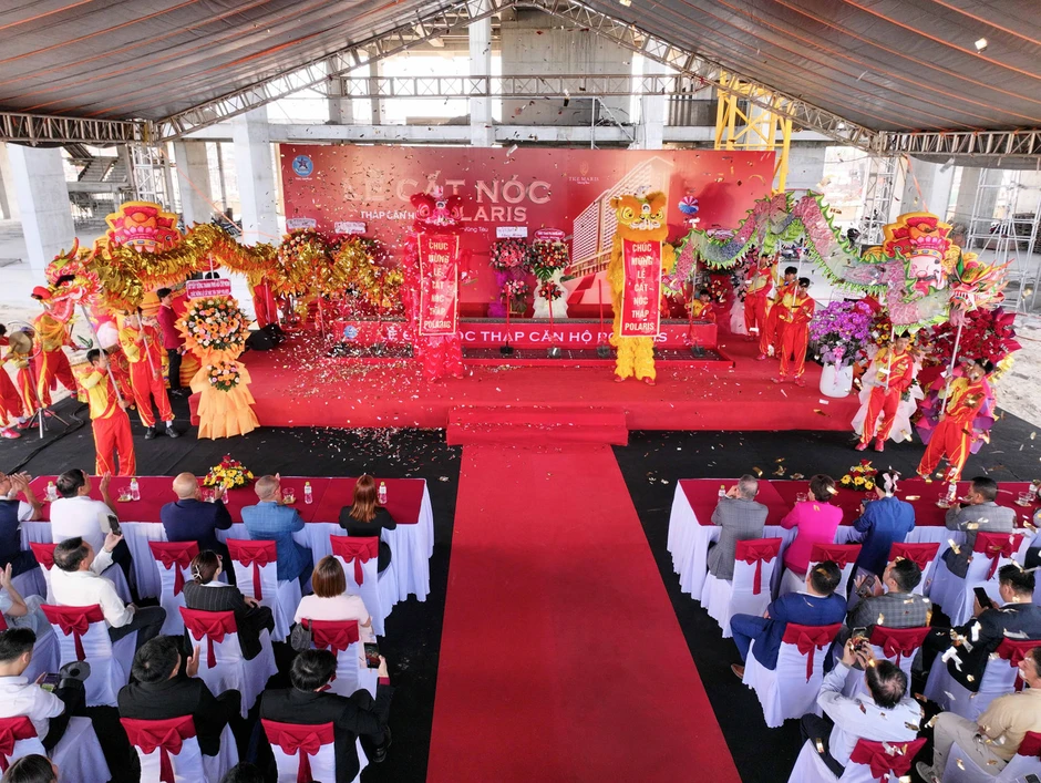 Tháp Polaris - The Maris Vũng Tàu chính thức cất nóc, khẳng định năng lực chủ đầu tư TDG Group