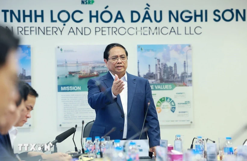 Thủ tướng: Nhà máy lọc hóa dầu Nghi Sơn phải đa dạng hóa nguồn cung Thủ tướng: Nhà máy lọc hóa dầu Nghi Sơn phải đa dạng hóa nguồn cung