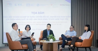 Thúc đẩy doanh nghiệp áp dụng chuyển đổi số, chuyển đổi xanh nhằm cải thiện năng suất và việc làm thỏa đáng