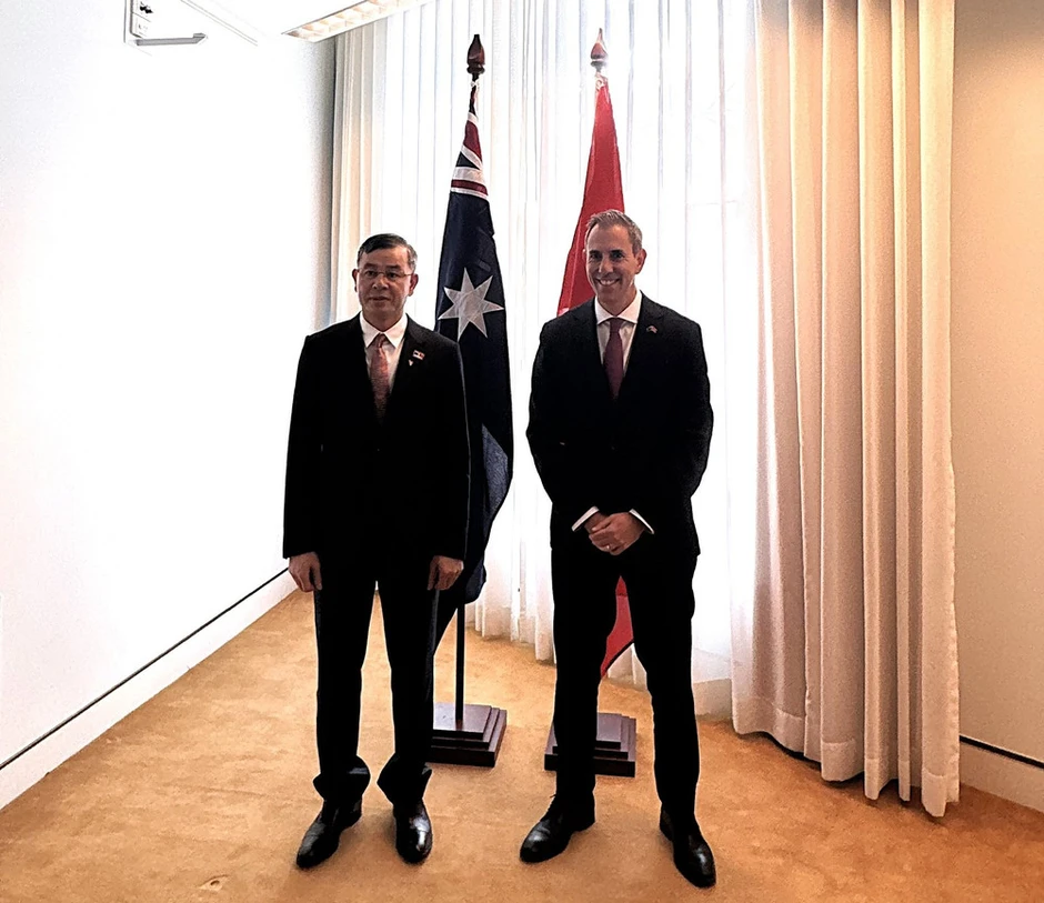 Thúc đẩy hợp tác tài chính toàn diện giữa Bộ Tài chính Việt Nam và Bộ Ngân khố Australia Thúc đẩy hợp tác tài chính toàn diện giữa Bộ Tài chính Việt Nam và Bộ Ngân khố Australia