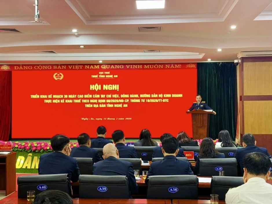 Thuế tỉnh Nghệ An tiếp tục triển khai 30 ngày cao điểm hỗ trợ hộ kinh doanh kê khai, nộp thuế