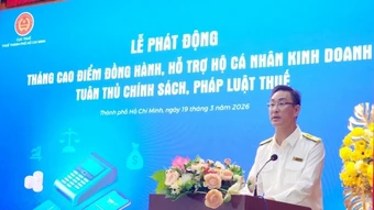 Thuế TP. Hồ Chí Minh phát động tháng cao điểm hỗ trợ người nộp thuế tuân thủ pháp luật thuế