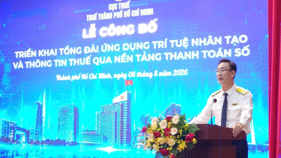 Thuế TPHCM ra mắt Tổng đài AI hỗ trợ 90% thắc mắc của người nộp thuế Thuế TPHCM ra mắt Tổng đài AI hỗ trợ 90% thắc mắc của người nộp thuế